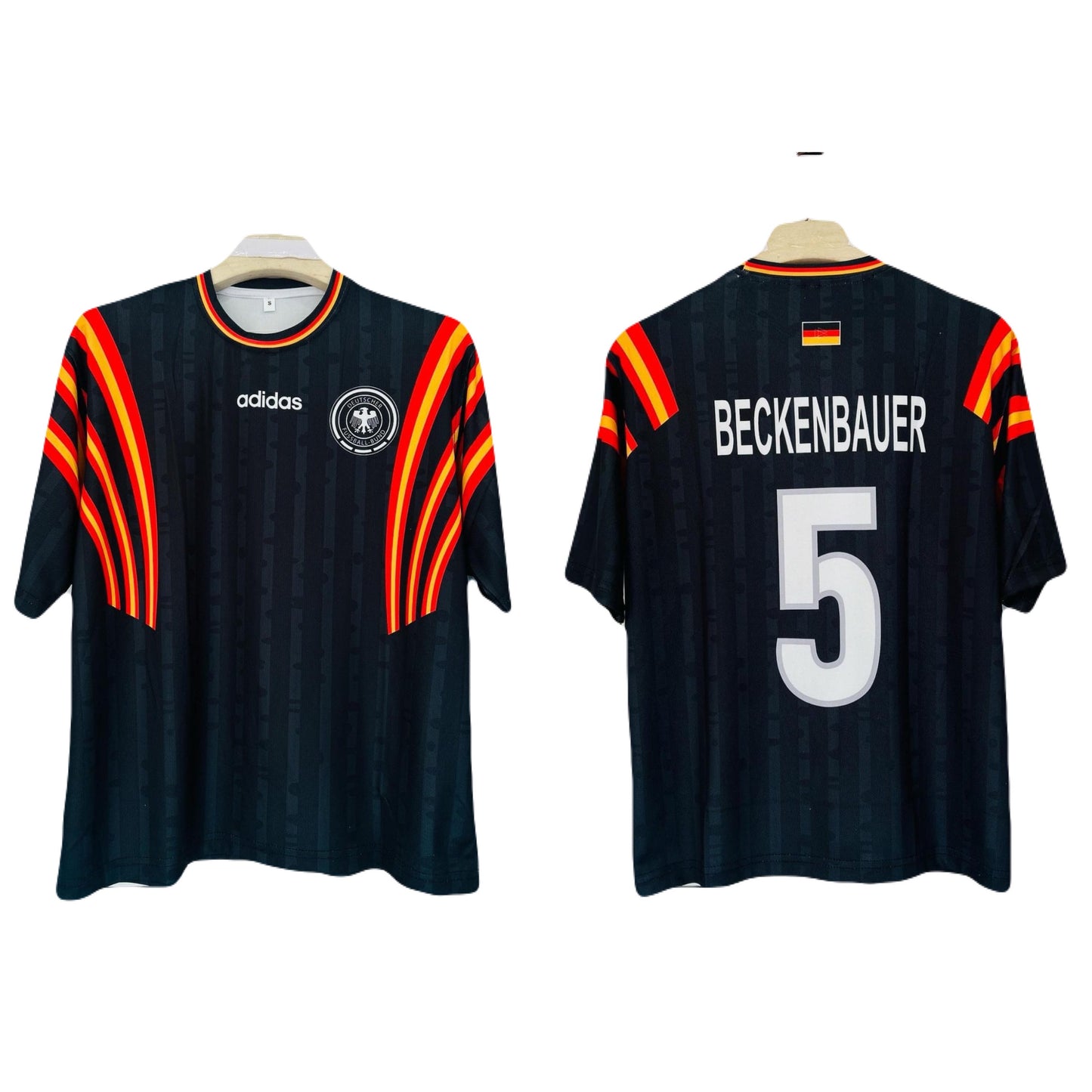 Germany 1996 special edition jersey five sleeve Beckenbaur - ms retro store