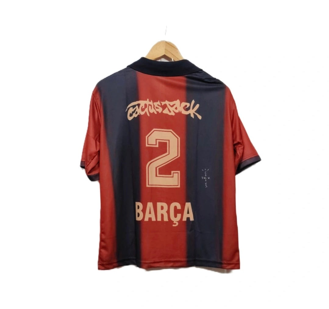 Travis scot EMBROIDERY five sleeve barcelona - ms retro store