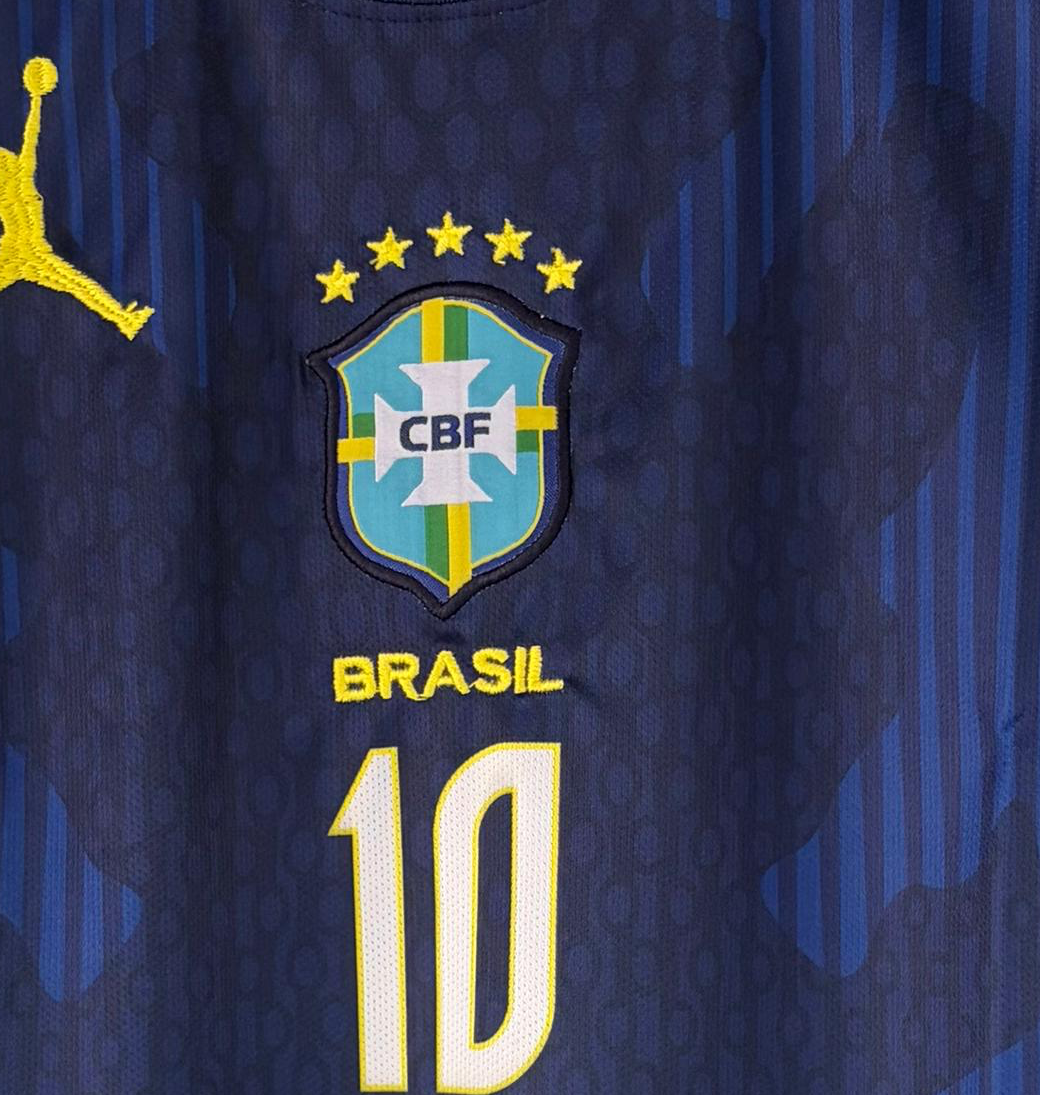 Brazil 2026 away Neymar jr Half sleeve Embroidery jersey - P1629 ms retro store