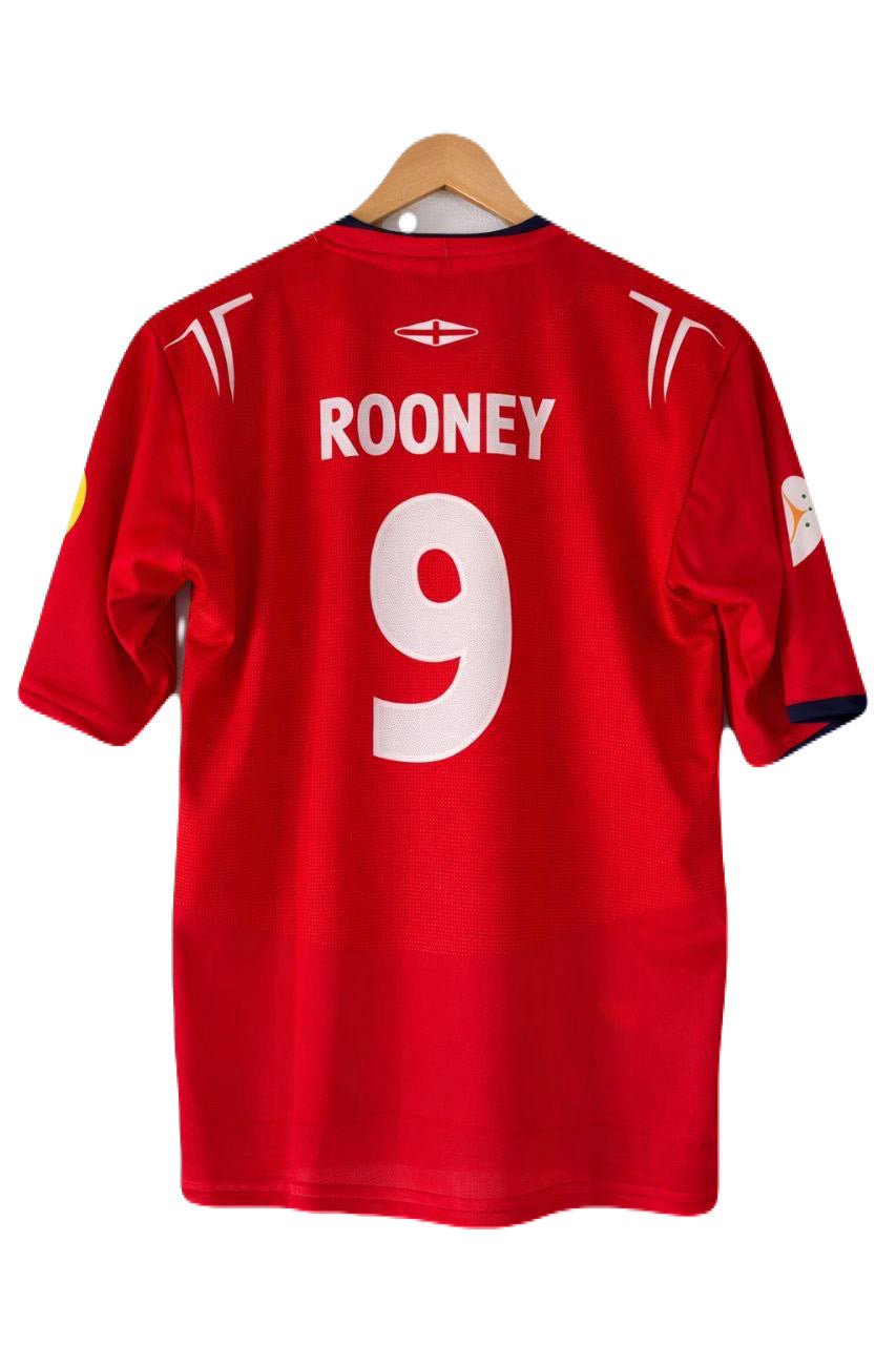 England 2004-2006 Rooney Jersey Five Sleeve Sublimation - Ms Retro Store