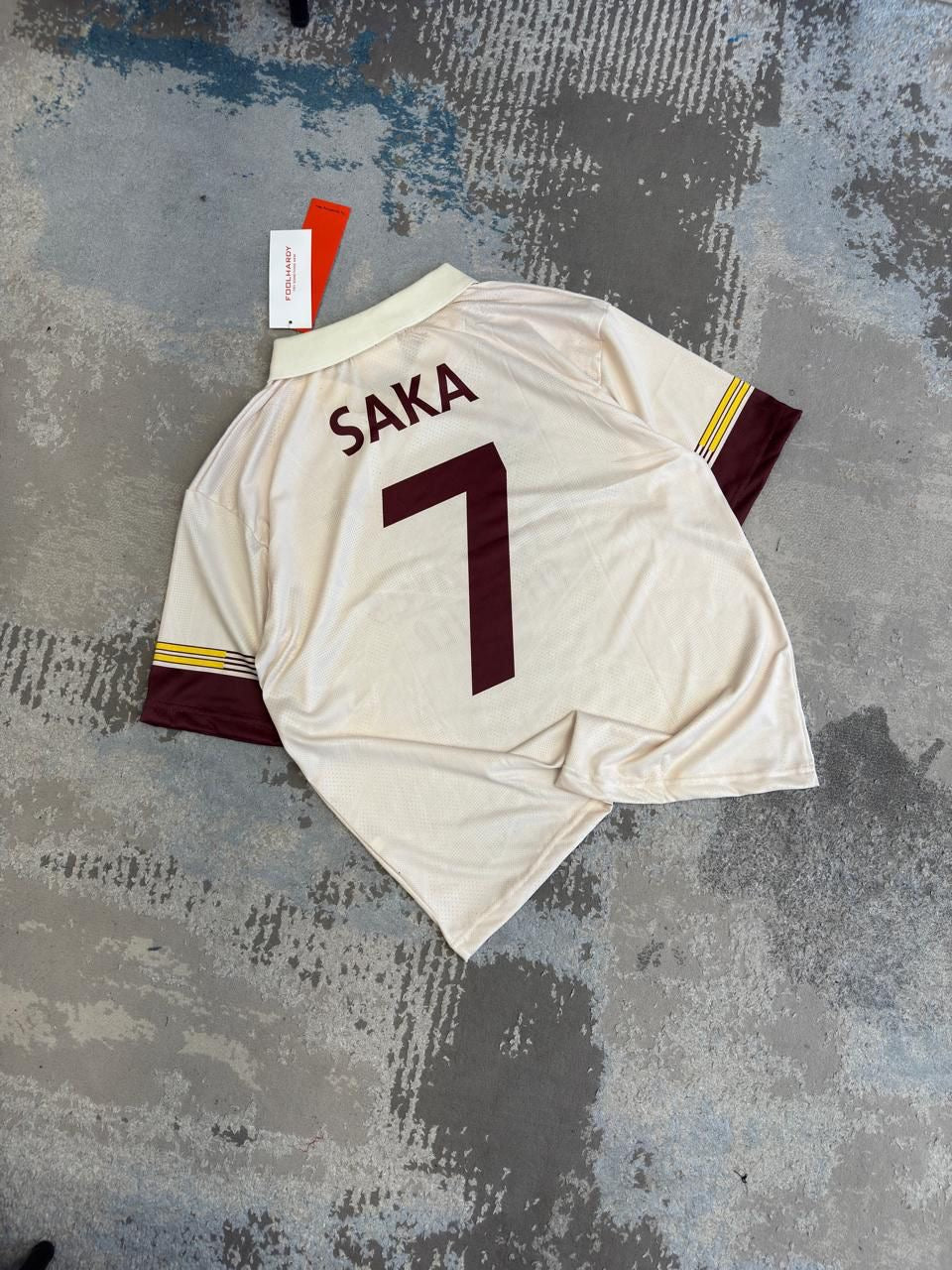 Arsenal 2025-26 Third Kit Saka Five Sleeve - Ms Retro Store