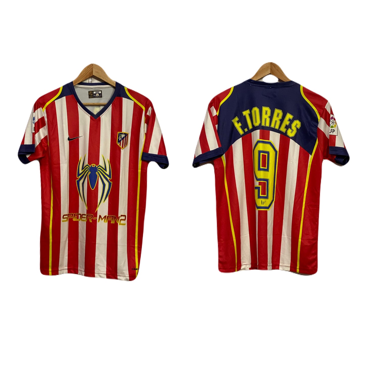 Spider man x atletico Madrid Torres jersey - Ms retro store