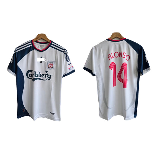 Liverpool 2006/07 away jersey alonso P328 - ms retro store