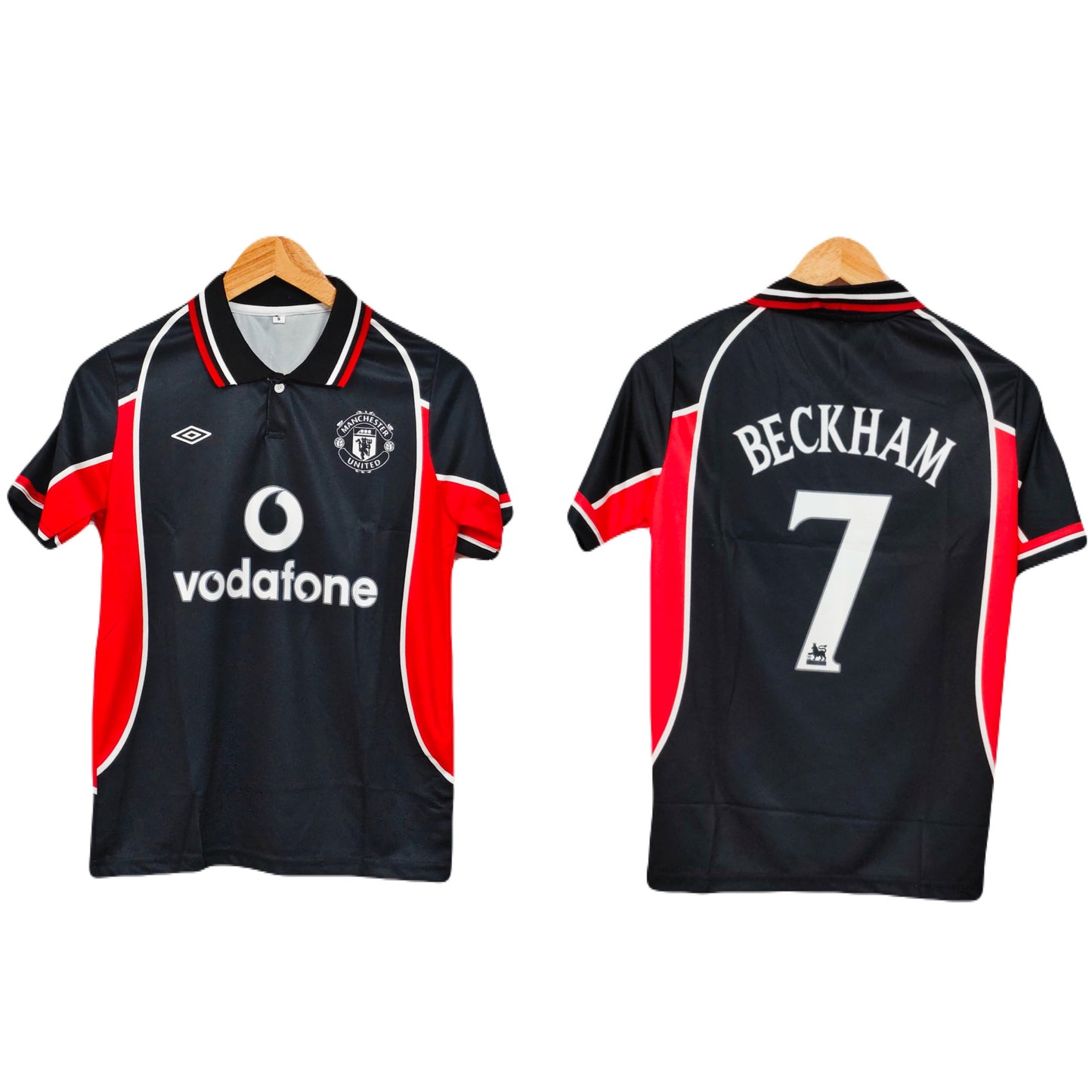 Manchester United 2000-01 Third kit Beckham Half sleeve - P308 - Ms Retro Store