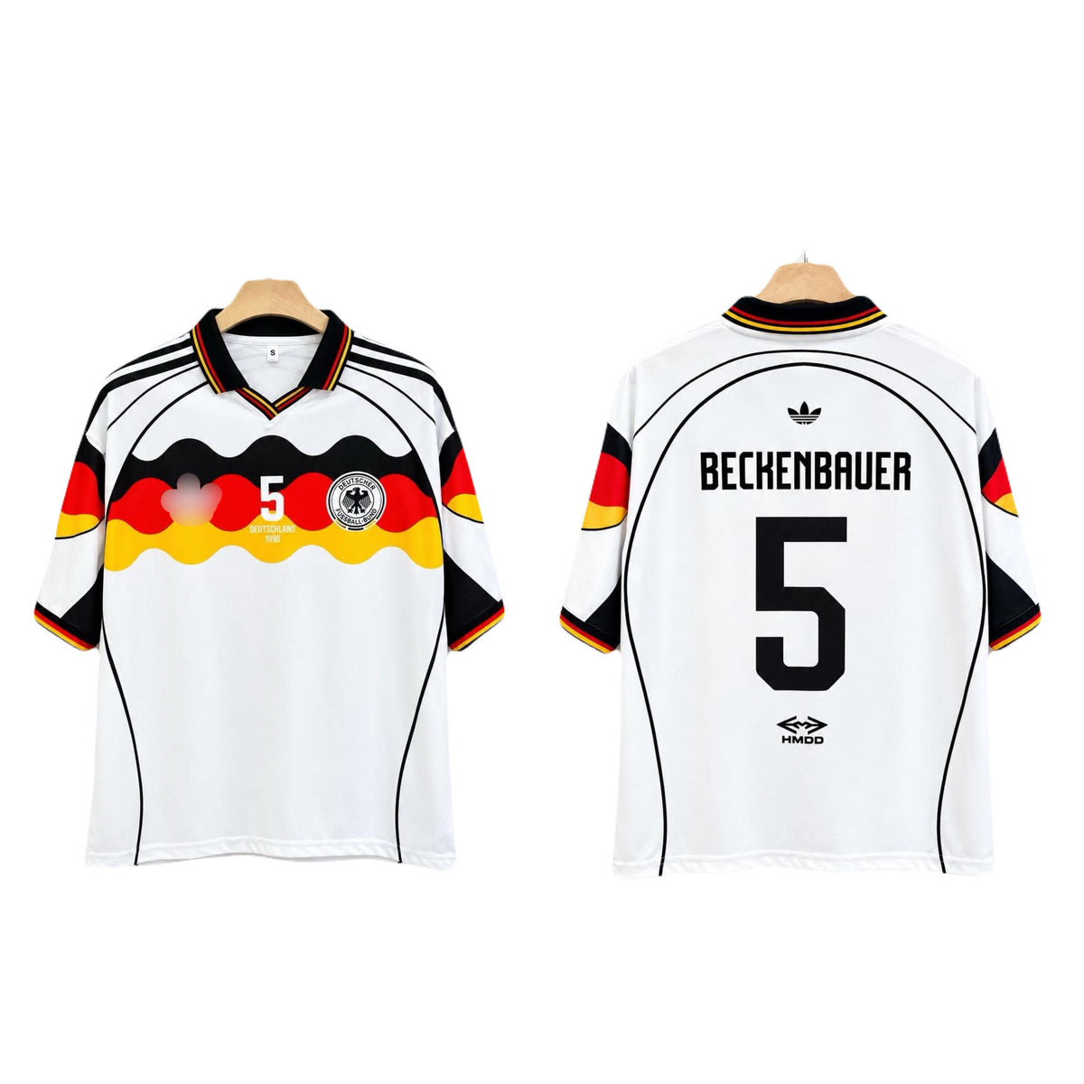 Beckenbauer Germany Home Kit Five Sleeve collar - P2784