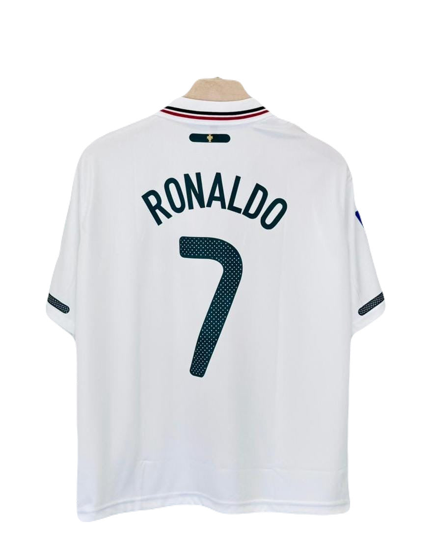 Portugal 2022-23 ronaldo away Collar Five Sleeve Sublimation - Ms Retro Store
