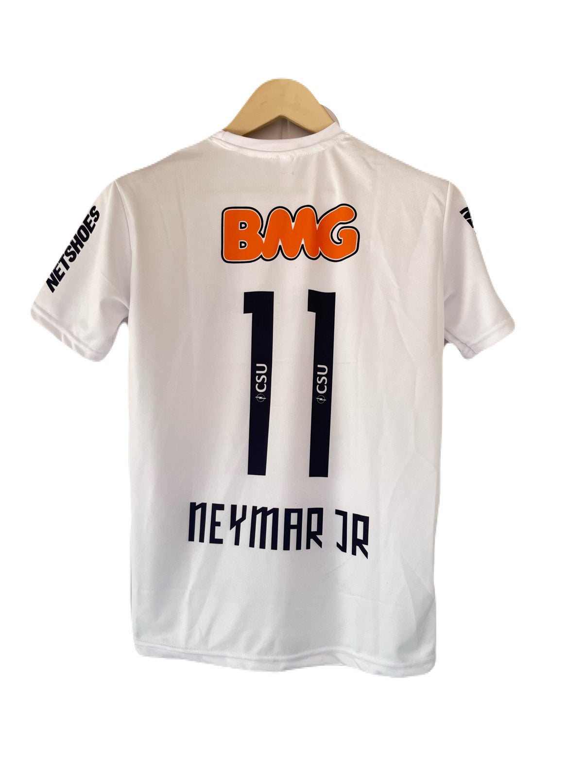 BEST RETRO JERSEY SANTOS NEYMAR WHITE HALF SLEEVE JERSEY P27 - ms retro stroe
