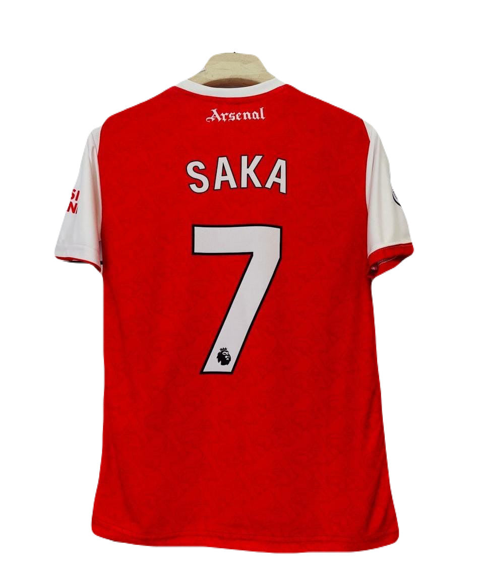 Arsenal 2025/26 home jersey saka - P759 ms retro store