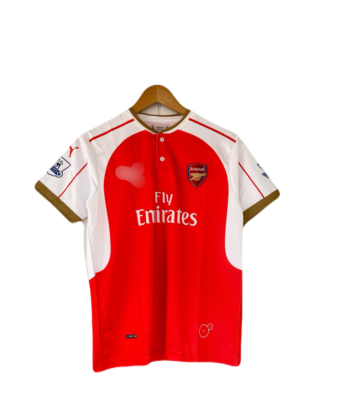 Ozil Arsenal 2015/16 home kit Embroidery chinese collar - P2798