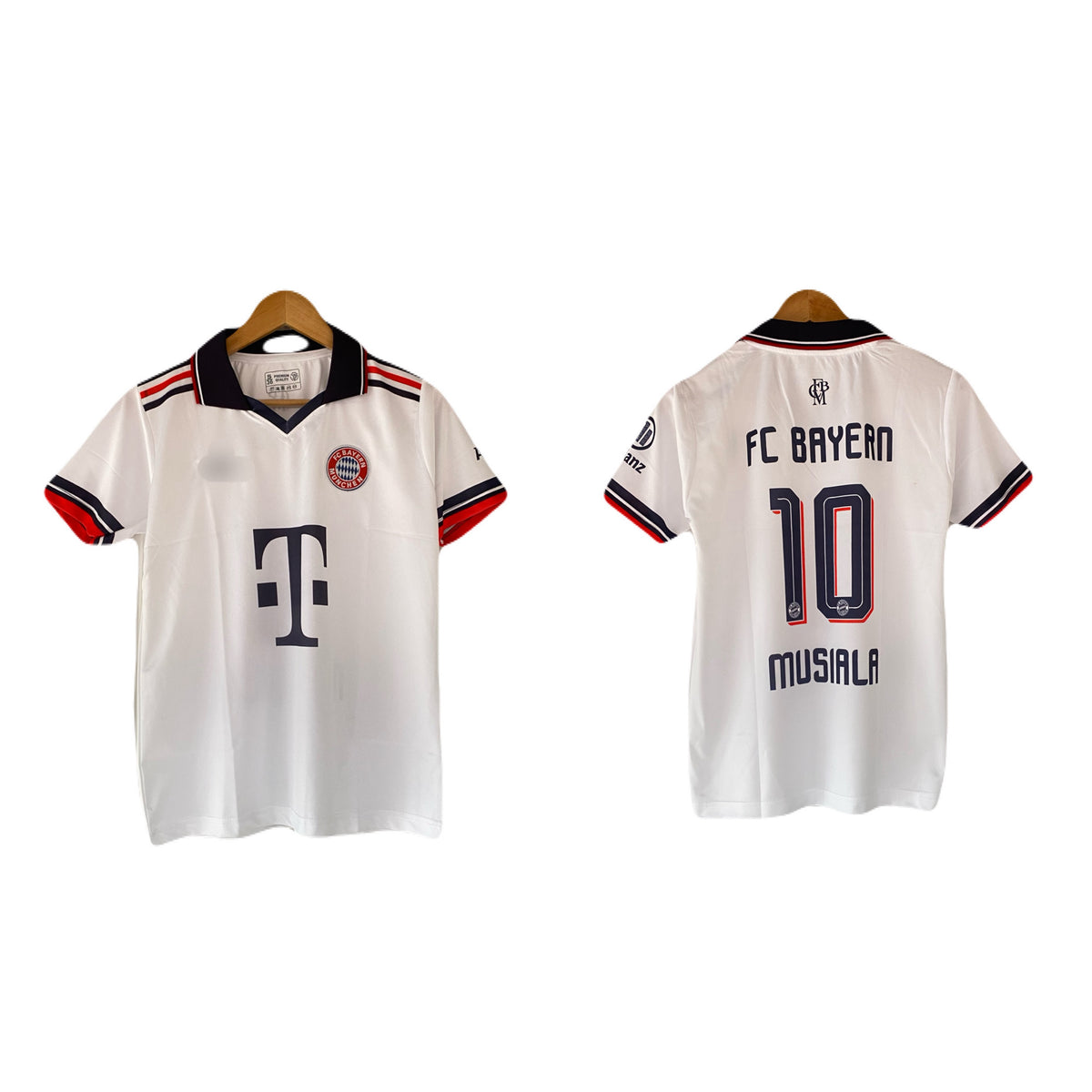 Musiala Bayern munich 2026-27 Away Half sleeve Collar embroidery - P2796