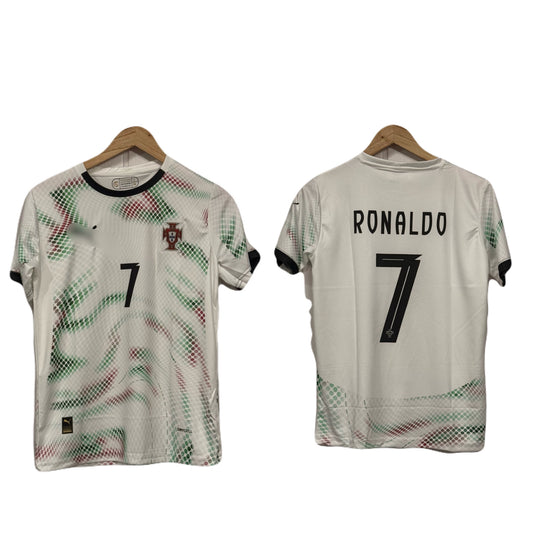 Portugal 2025-26 Away kit C.Ronaldo Half Sleeve - Ms Retro Store