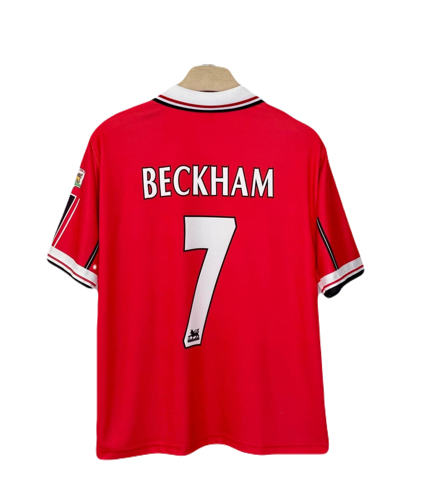 Manchester United Fc 1998-99 Home kit Beckham Five sleeve - Ms Retro Store