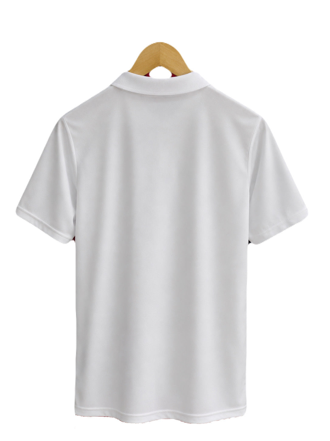 Germany Plain back half sleeve collar embroidery jersey -