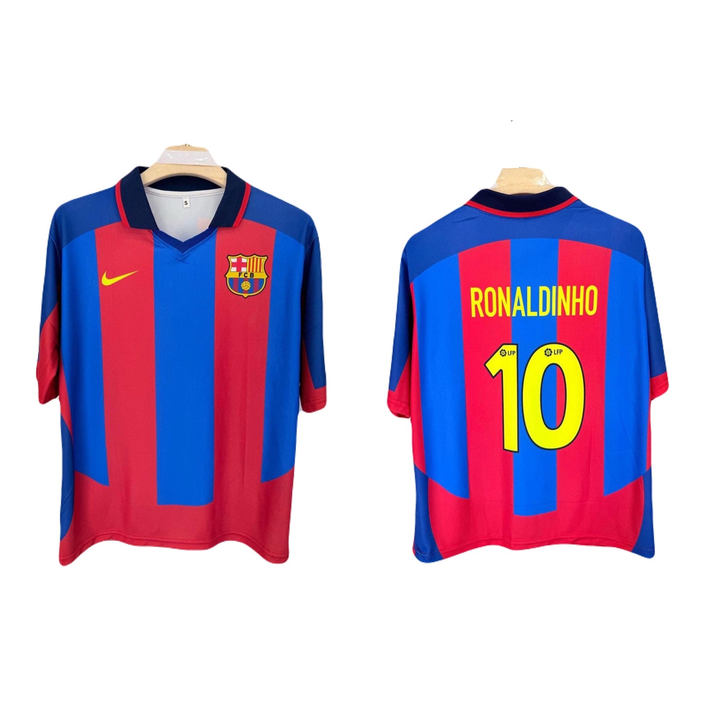 Barcelona 2003/04 home jersey Ronaldinho - ms retro store
