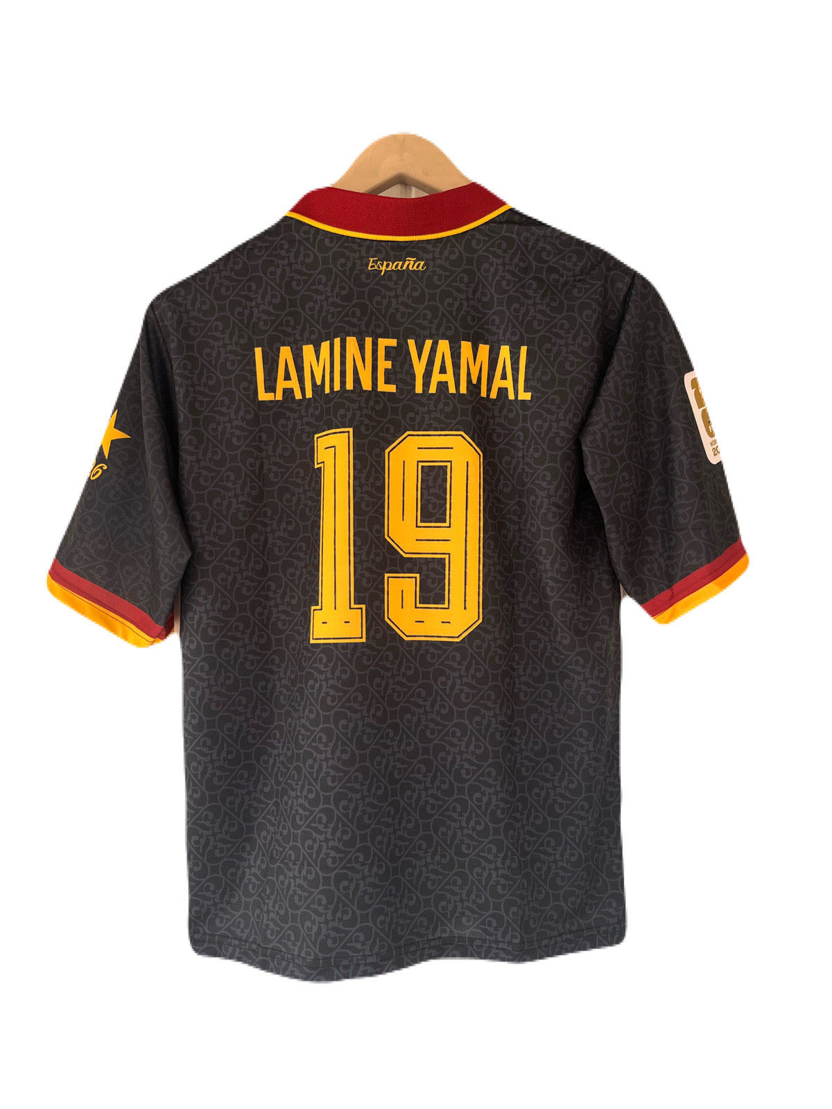 Yamal Spain 2star Five sleeve collar Jersey Embroidery - P2632