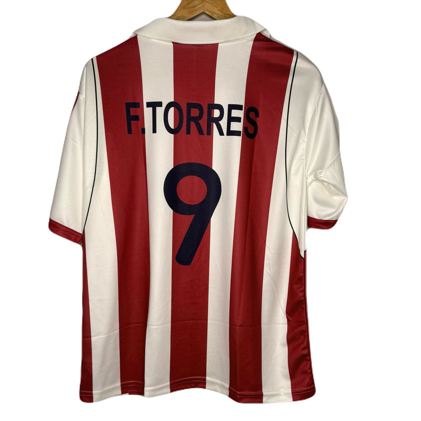 Atletico Madrid 2001-02 Home Kit F.Torres Five Sleeve - Ms Retro Store