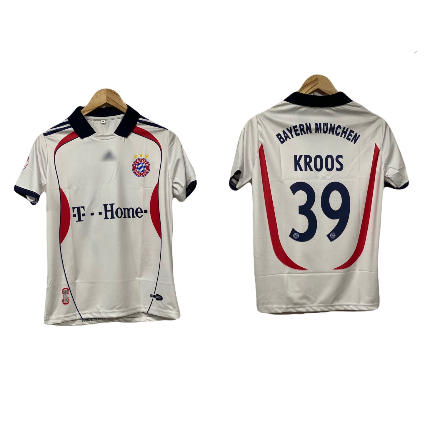 Bayern munich 2006-07 Away kit Kroos Half sleeve P512 - Ms Retro store