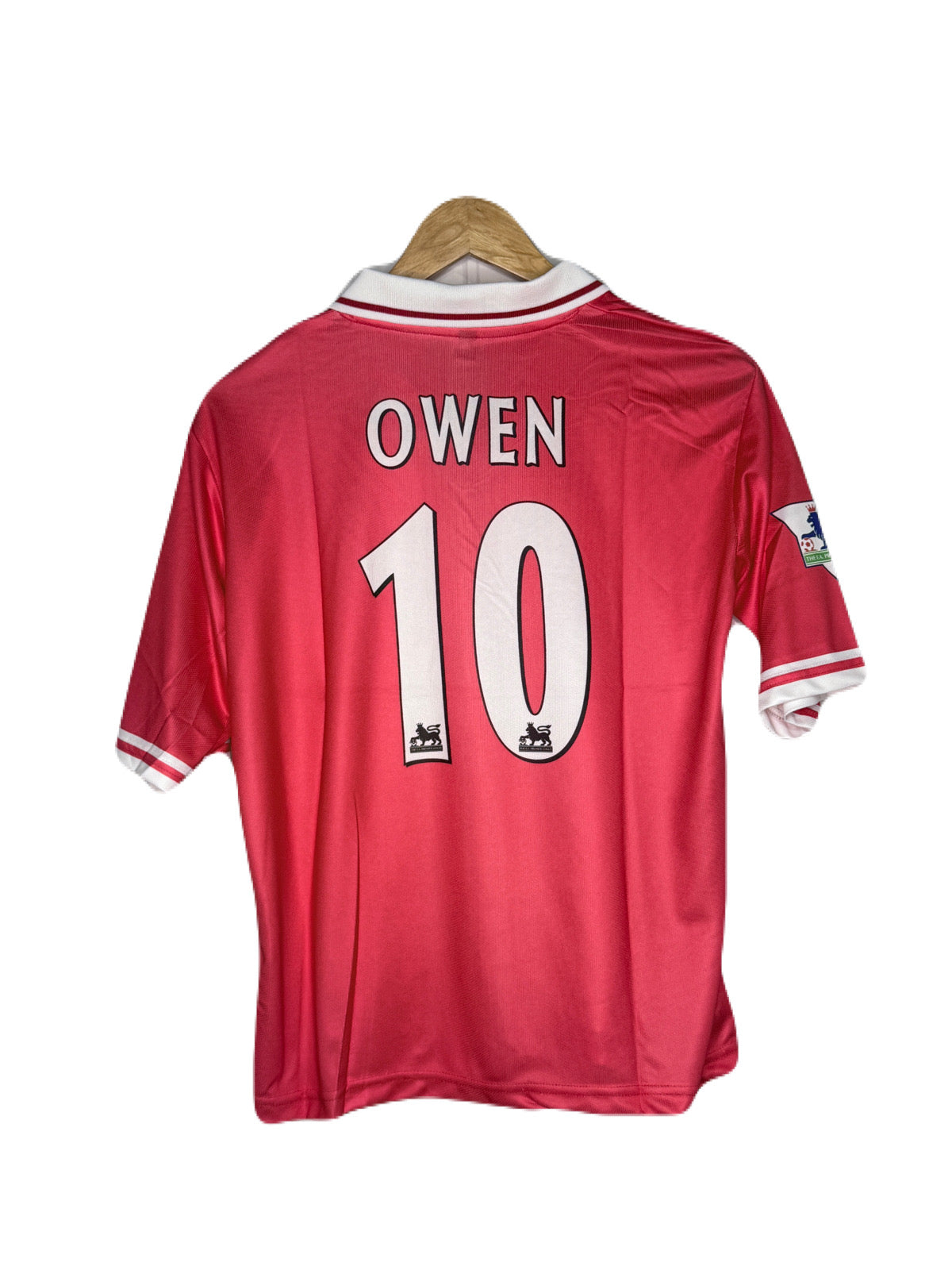 Liverpool 2000-01 Home Kit Owen Five Sleeve - P796 Ms Retro Store