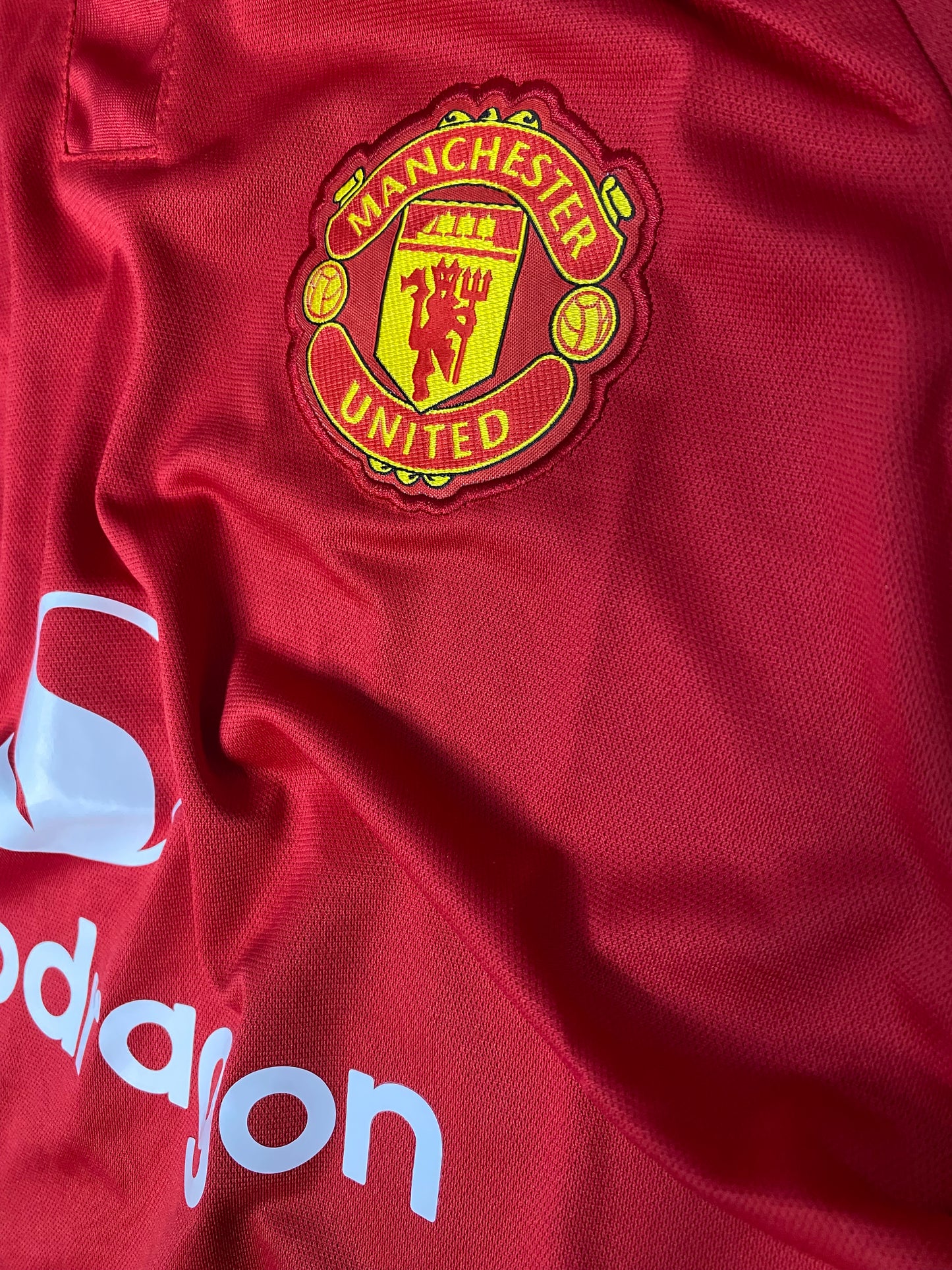 Manchester United Fan version 2026/27 home kit half sleeve Collar - P2392