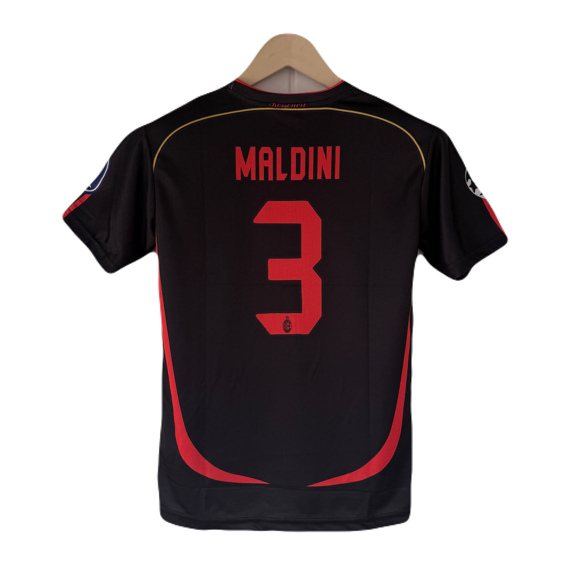 Maldini ac milan 2007 half sleeve Jersey P2170-