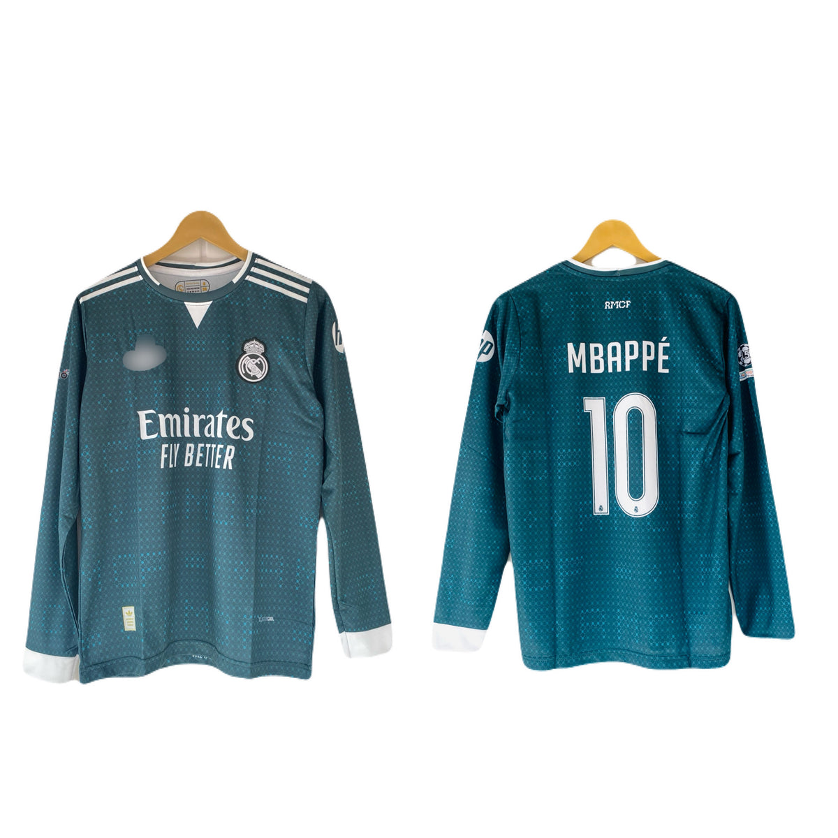 Mbappe Real madrid 2026/27 Away kit full sleeve embroidery - P2745