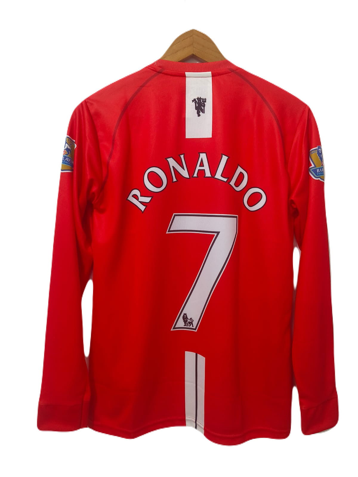Ronaldo man united 7 2008 full sleeve embroidery P38 ms retro store