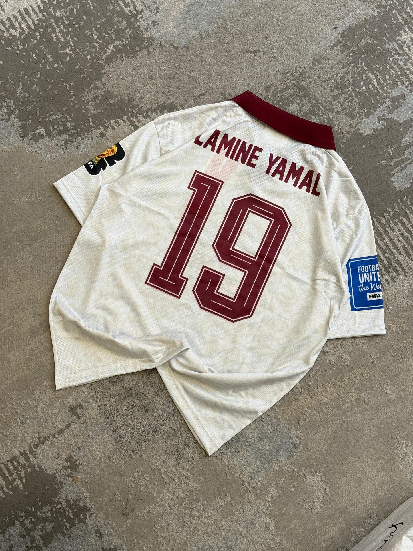 Yamal Spain 2026 Away World Cup Premium Quality Collar Five Sleeve Sublimation - P1990