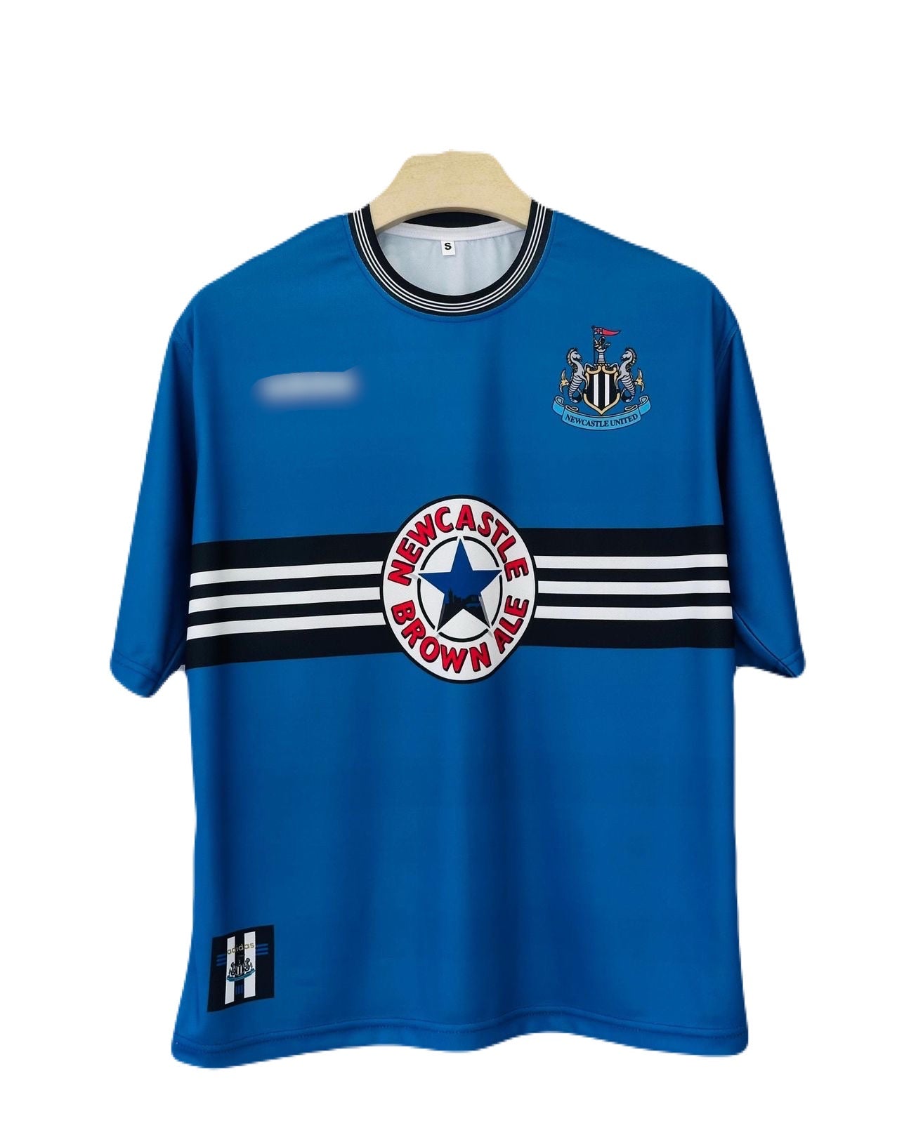 Newcastle United 1996-97 Away Shearer Five sleeve - Ms Retro Store