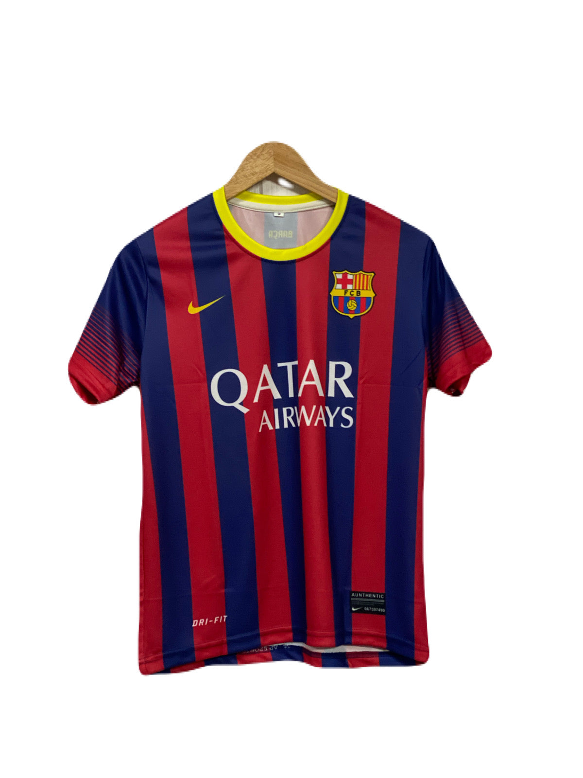 Barcelona 2013-14 Home kit Messi Half sleeve - P200 - Ms Retro Store