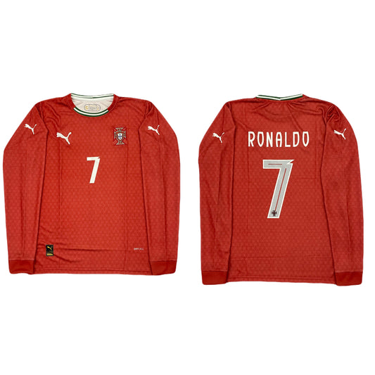 Portugal 2025/26 home jersey full sleeve ronaldo P161 - ms retro store