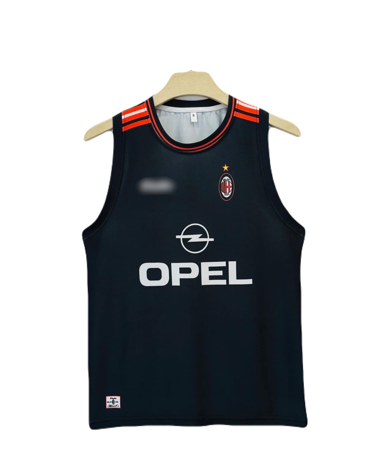 Ac milan jersey retro sleeveless - ms retro store