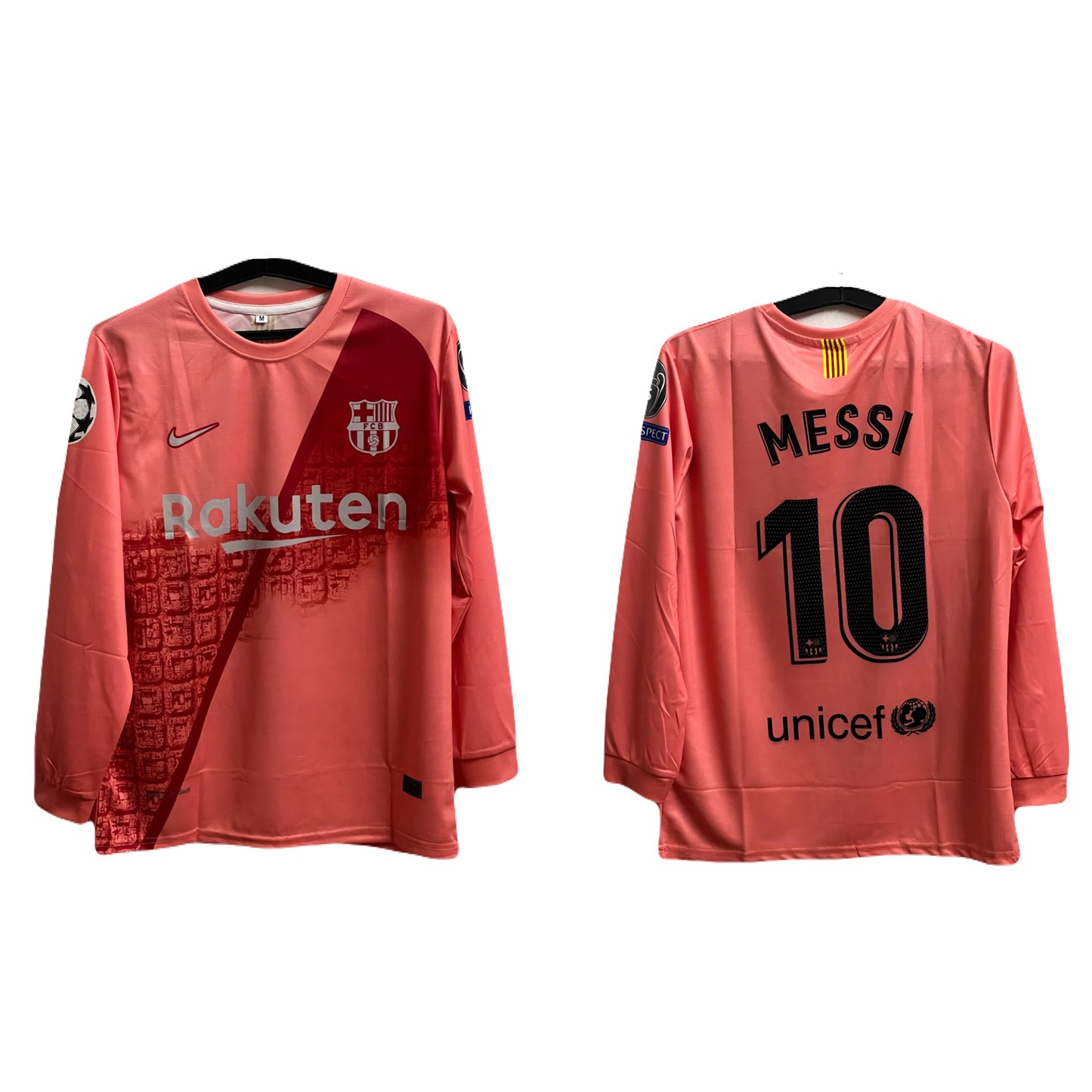 Barcelona 2018/19 third kit full slevee leo messi  - P663 ms retro store