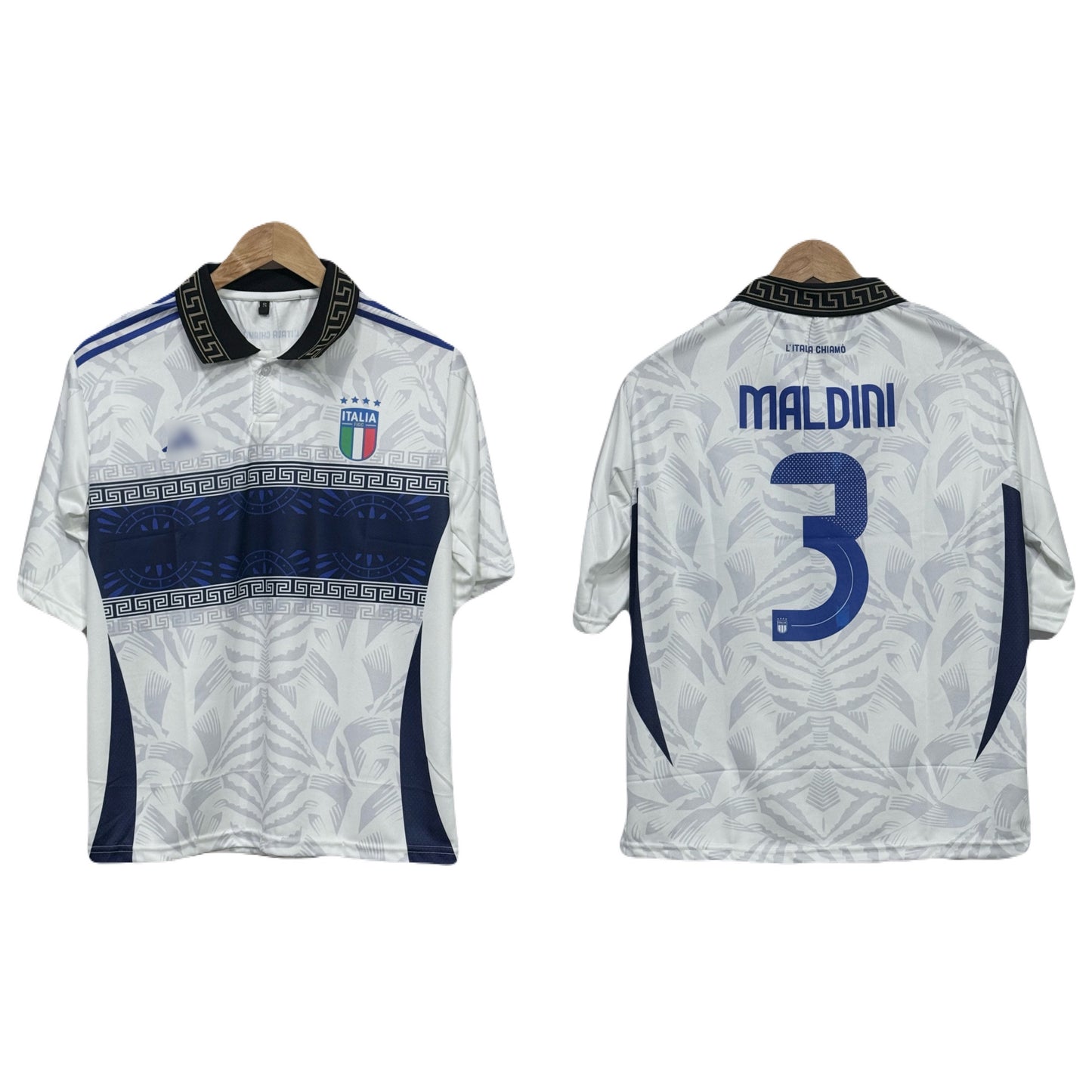 ITALY X GUCCI SPECIAL EDITION KIT 2024-25 MALDINI POLO FIVE SLEEVE - MS RETRO STORE