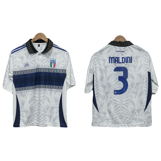 ITALY X GUCCI SPECIAL EDITION KIT 2024-25 MALDINI POLO FIVE SLEEVE - MS RETRO STORE