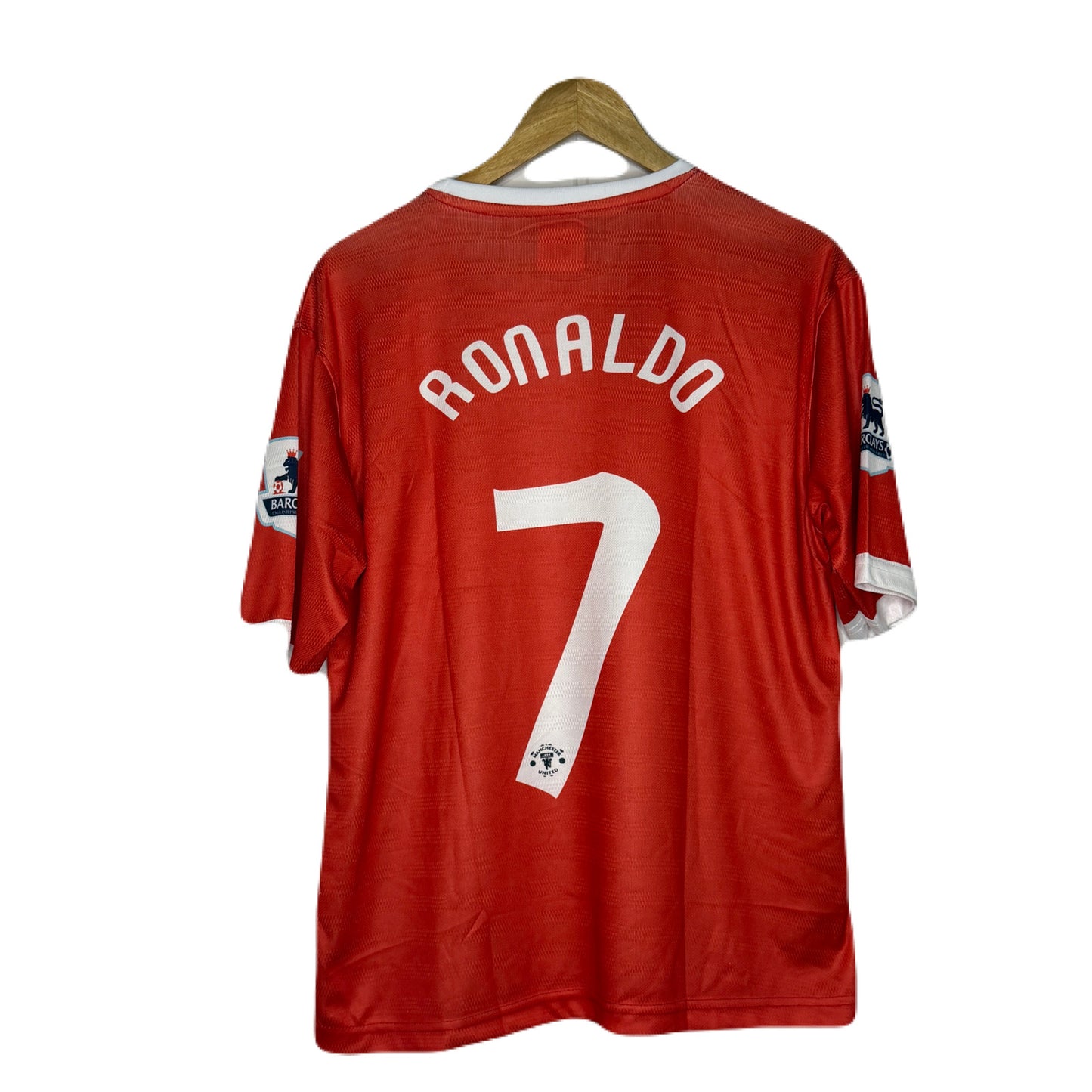 Manchester United 2006-07 Home kit Ronaldo Embroidery Half Sleeve - P788 - Ms Retro Store