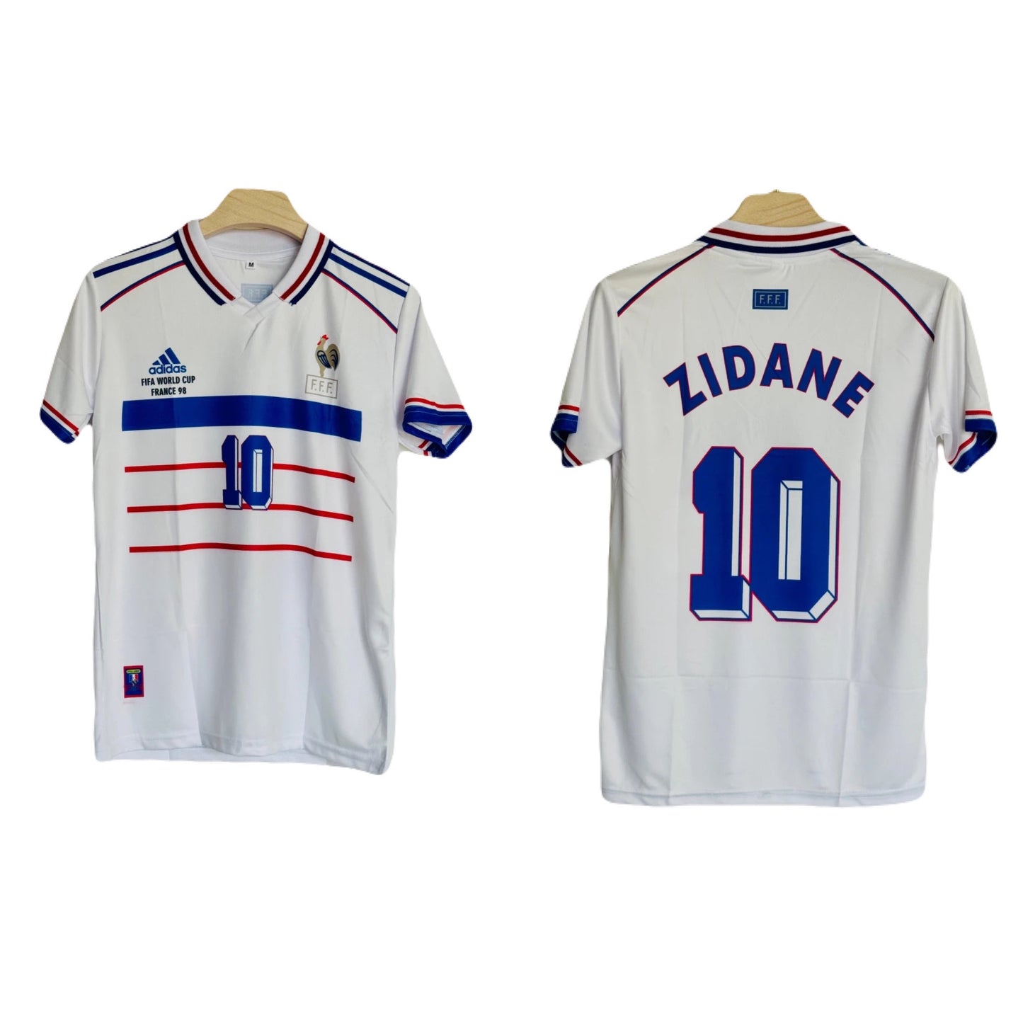 Best Retro jersey FRANCE 1998 WORLD CUP AWAY KIT ZIDANE SUBLIMATION