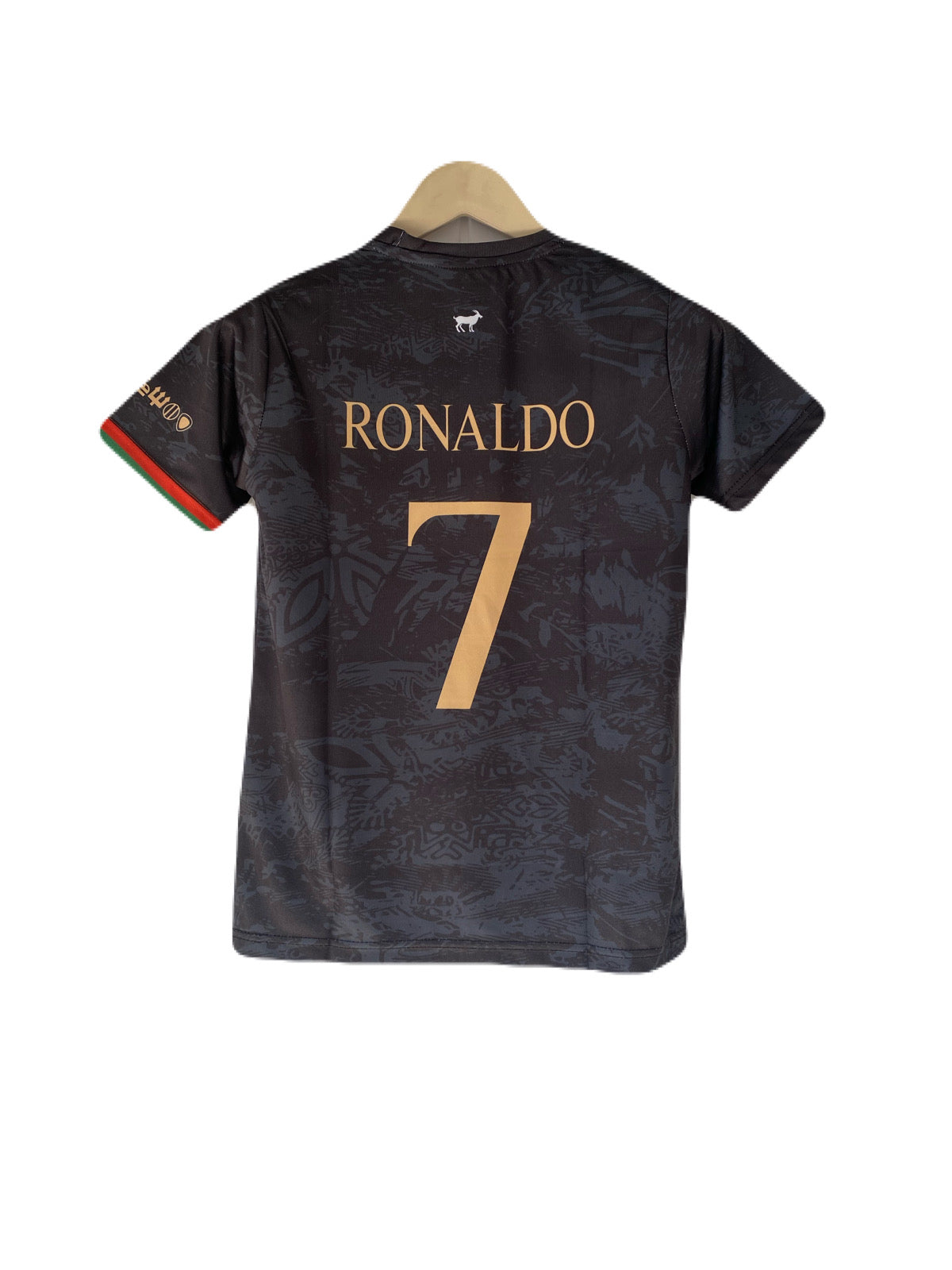 Portugal goat’Siu’ Edition Ronaldo Half Sleeve Embroidery Jersey -P1716 Ms Retro Store