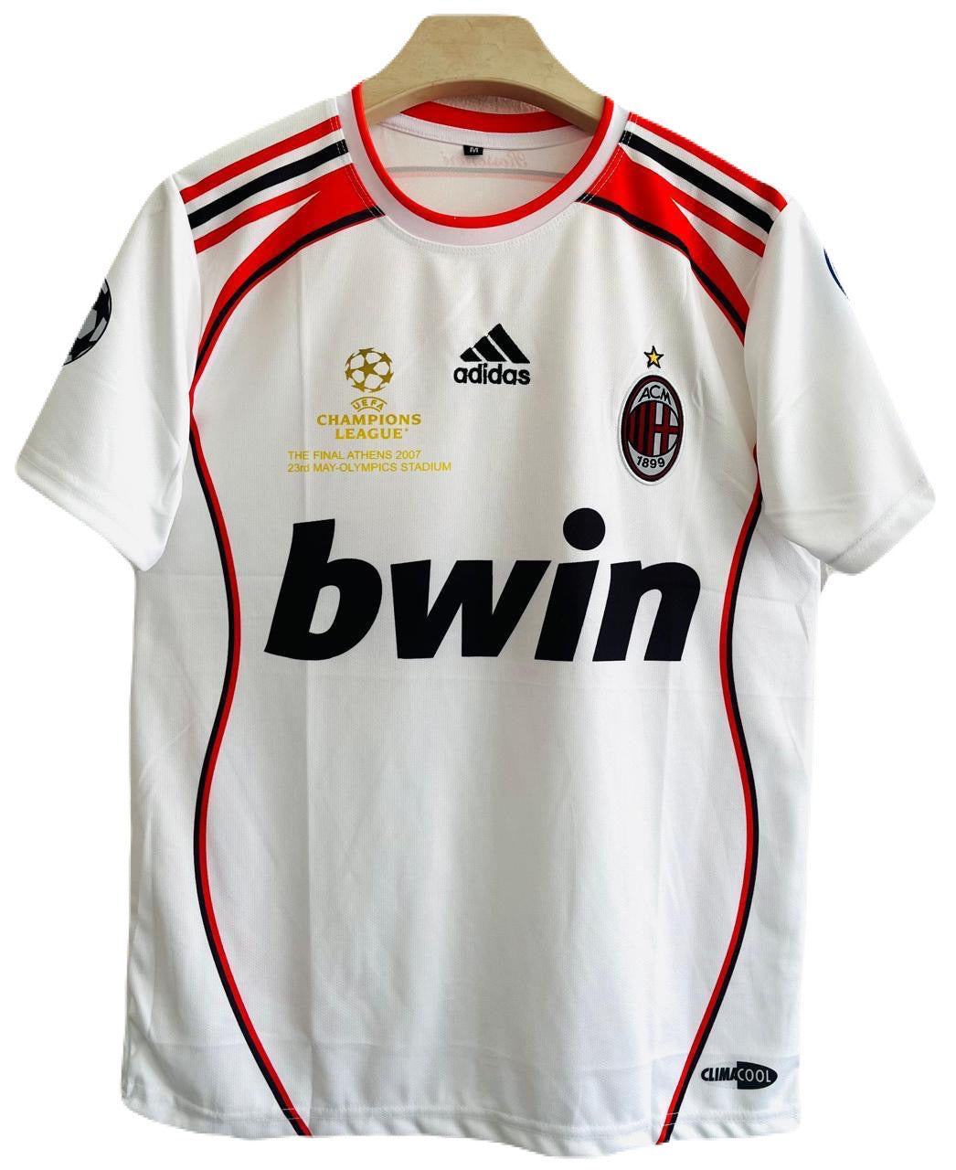 Ac milan 2006-07 Away kit Kaka Embroidery Half sleeve - Ma Retro Store