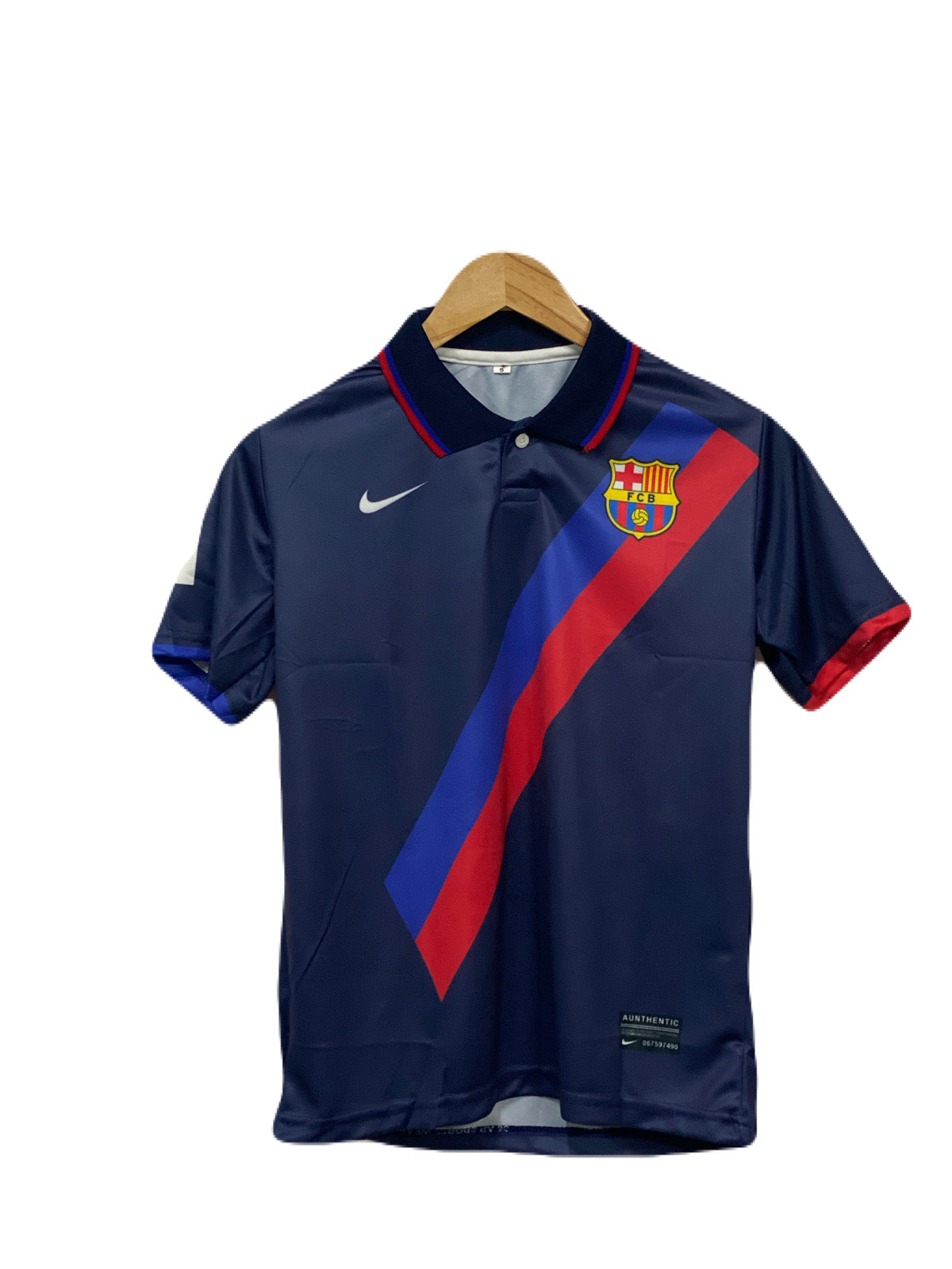 Fc Barcelona 2002-03 Away kit Ronaldinho Half sleeve P518 - Ms Retro Store