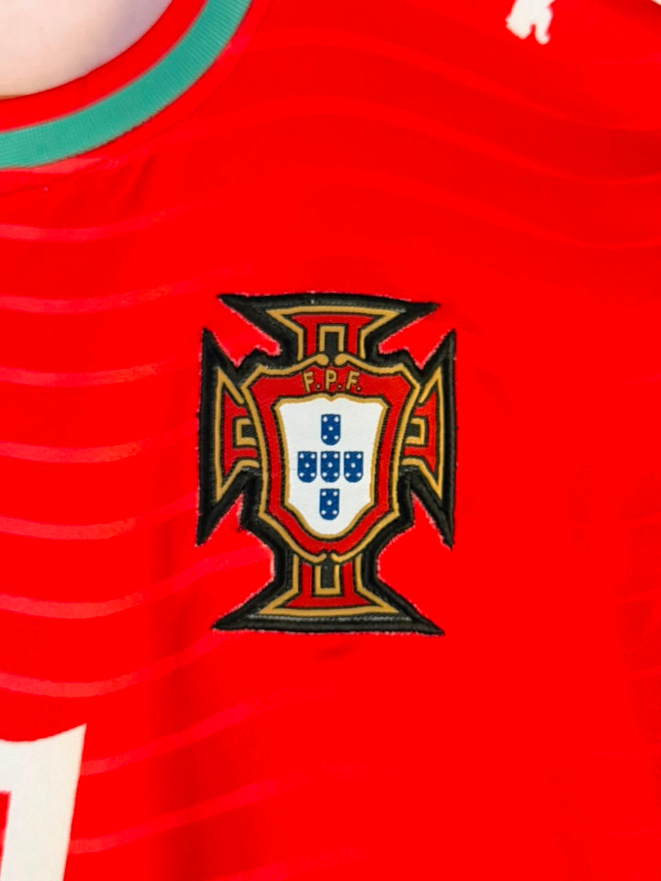 Ronaldo Portugal 2026 World Cup Home Kit Half Sleeve Embroidery - P2377