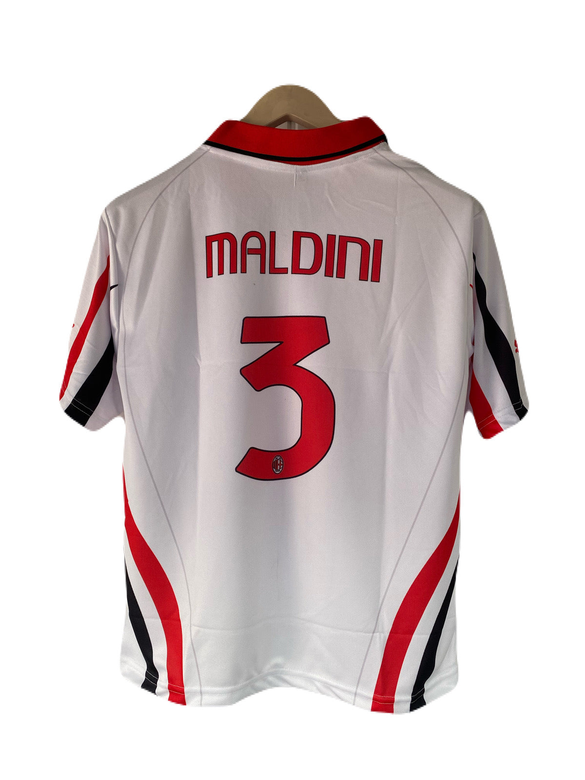 Maldini Ac Milan Away Collar Five Sleeve Jersey - P2649