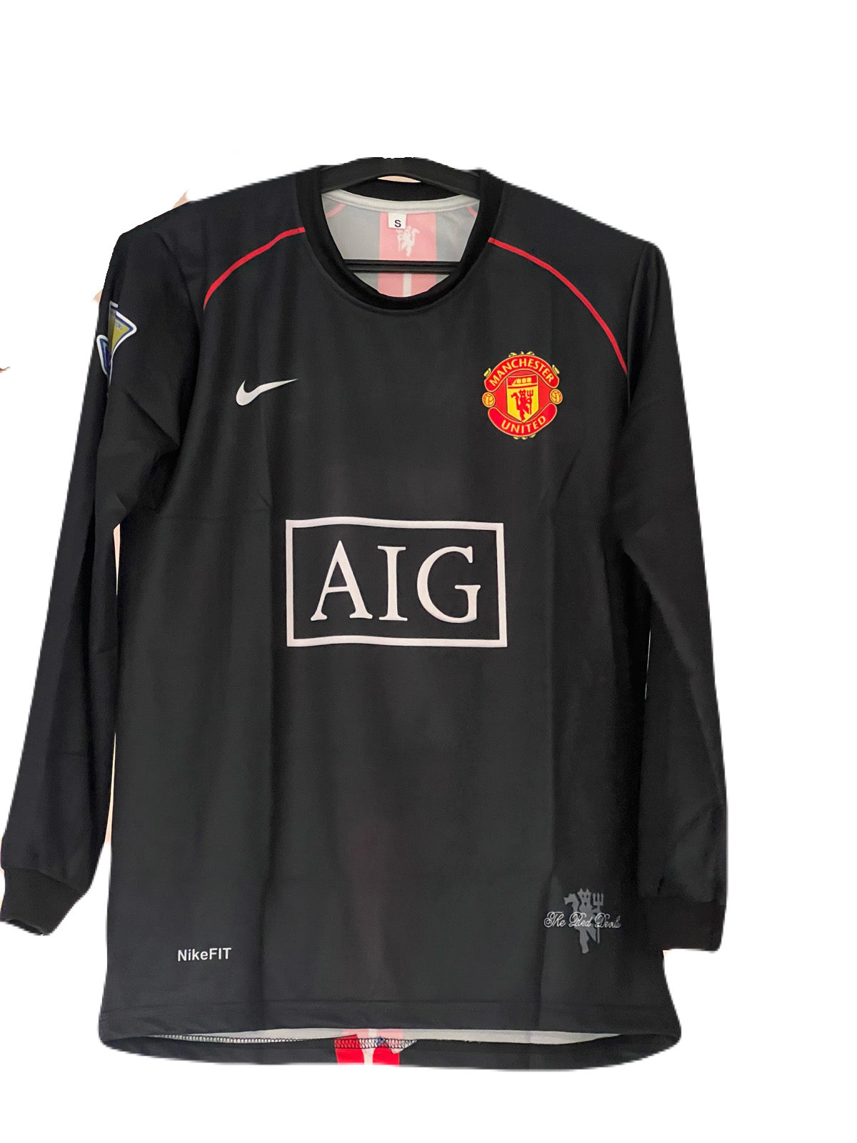 Ronaldo united 2008 full sleeve away kit p81