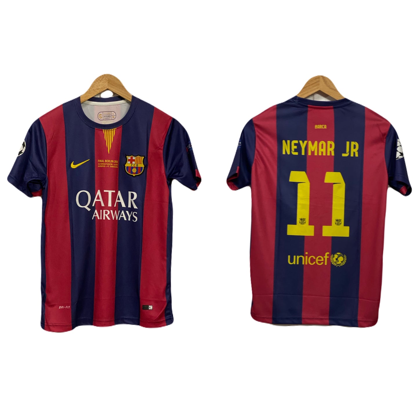 Barcelona 2014-15 Home kit Neymar jr Half sleeve - P201 -