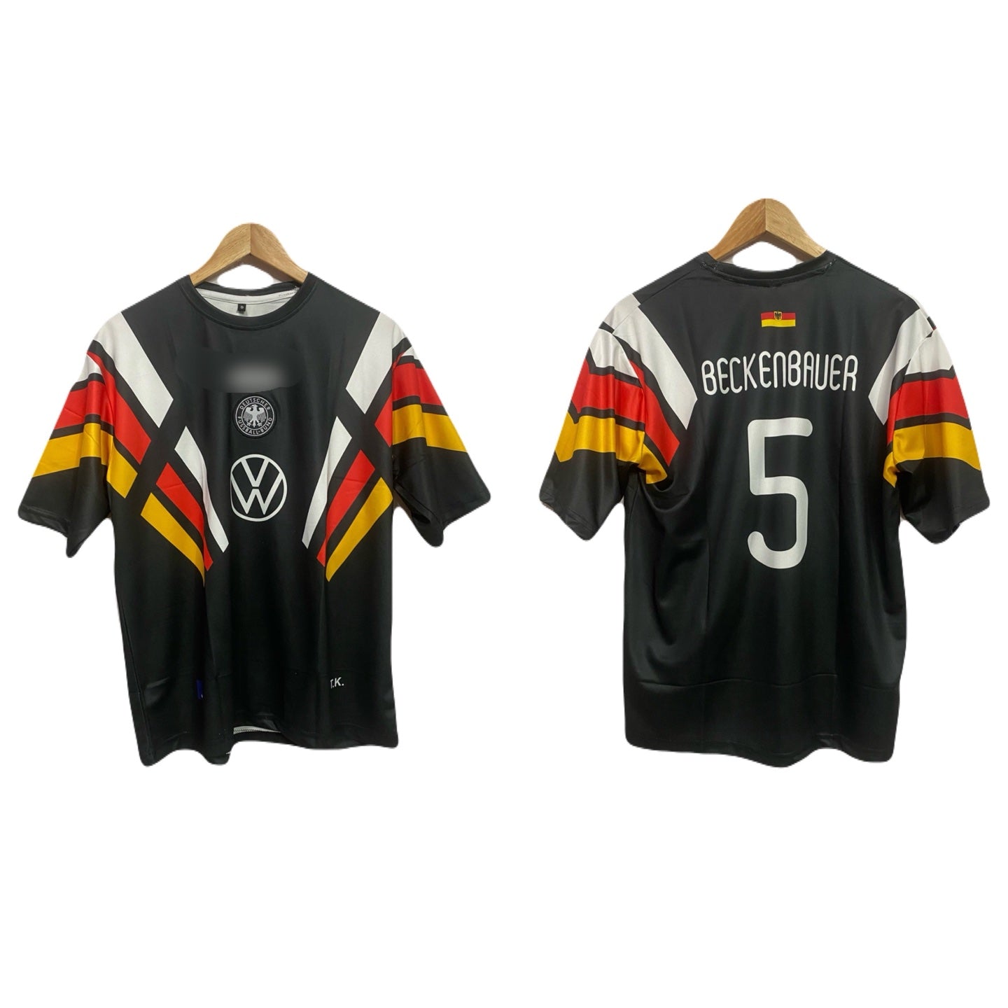 Germany 1996 Away Five sleeve Beckenbauer - P37 - Ms Retro Store