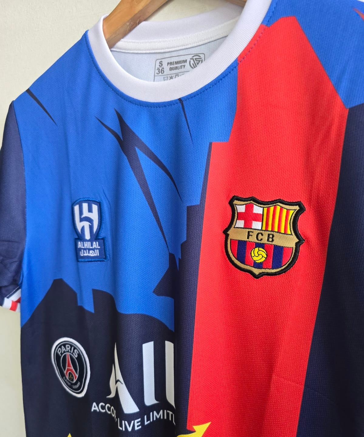 Neymar all time club jersey embroidery Limited edition