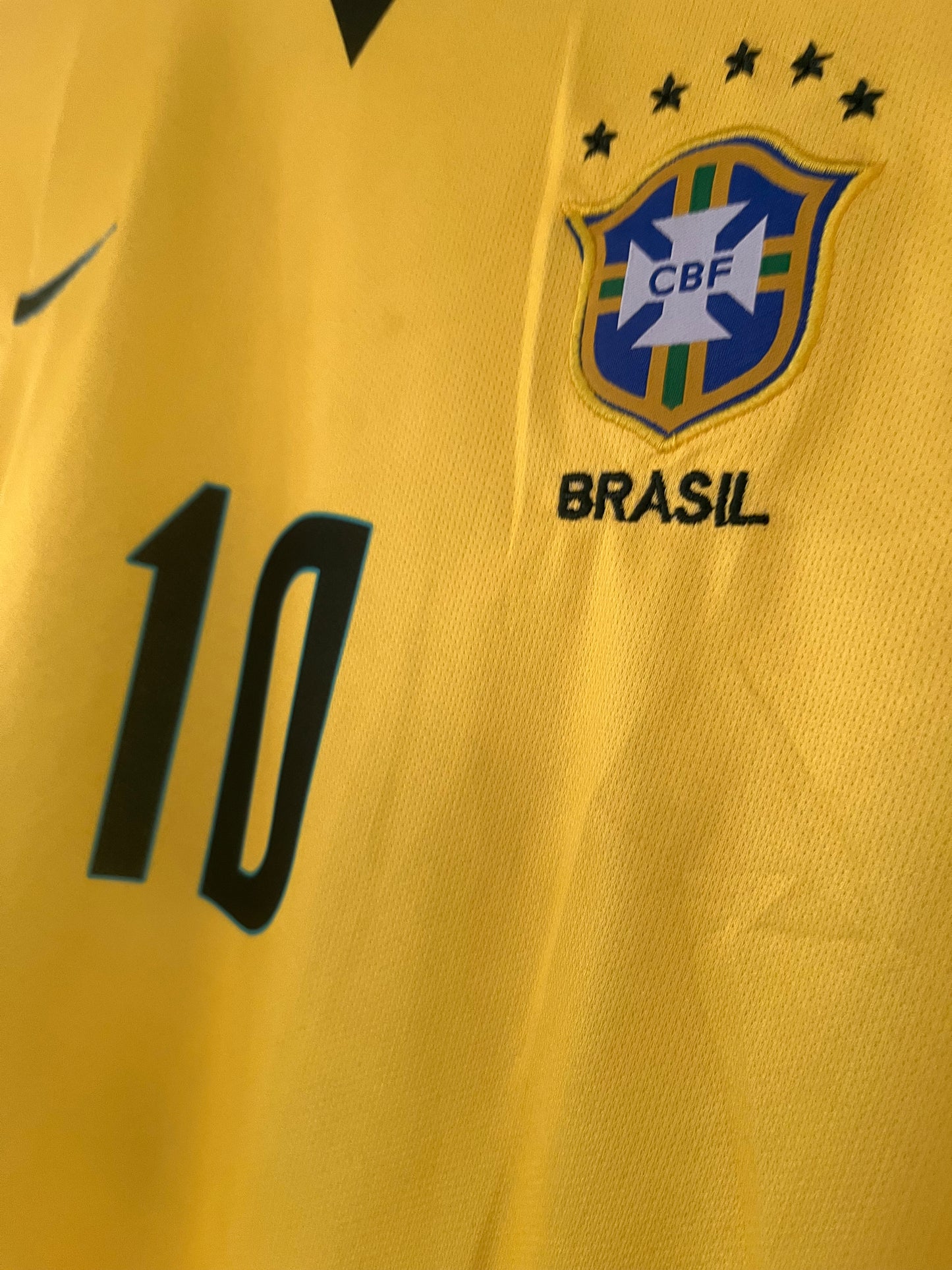 Neymar Brazil Home 2026 Five sleeve Embroidery Jersey - P2042
