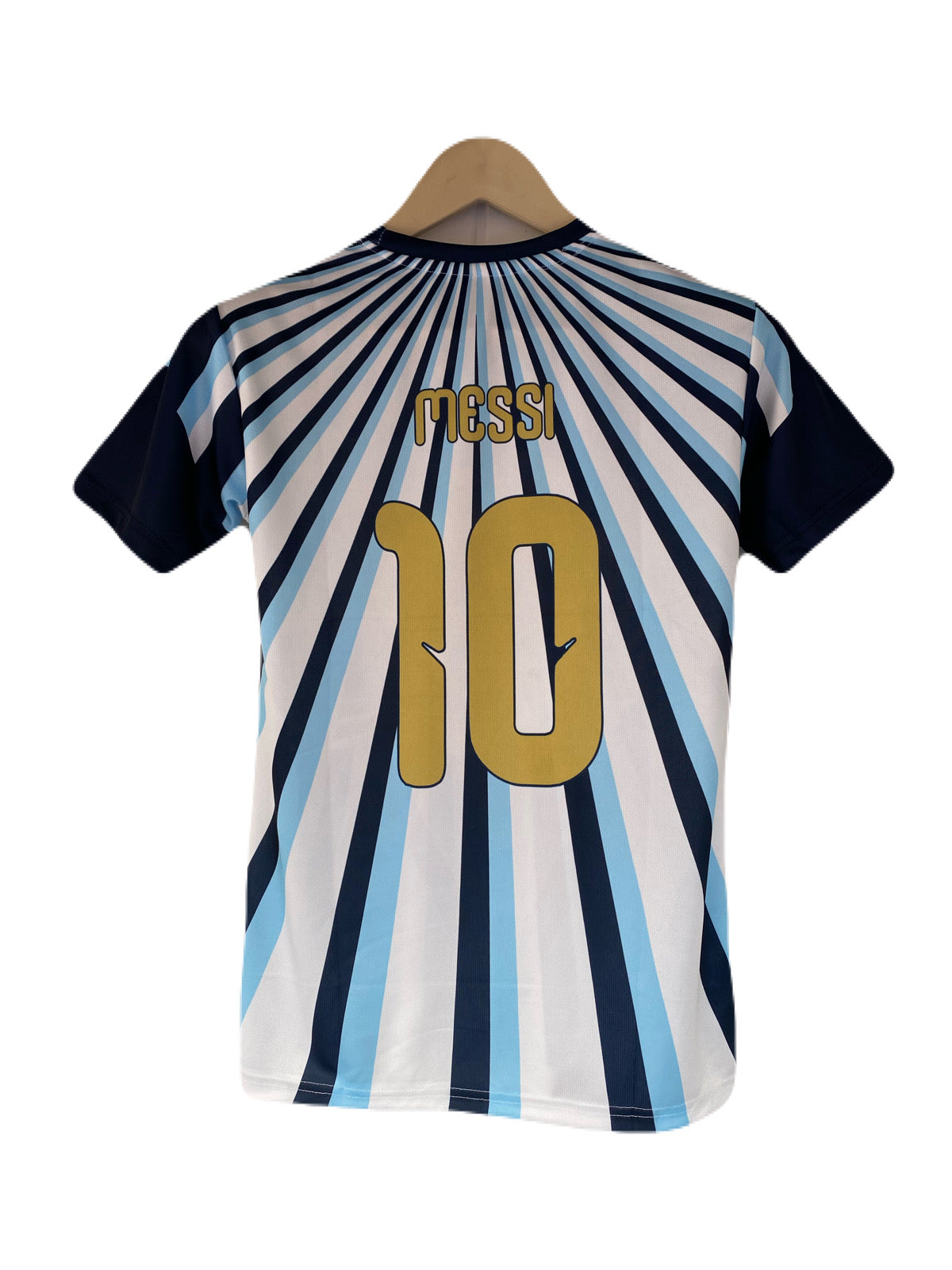 Messi Argentina World cup Pre match Half sleeve sublimation - P2196