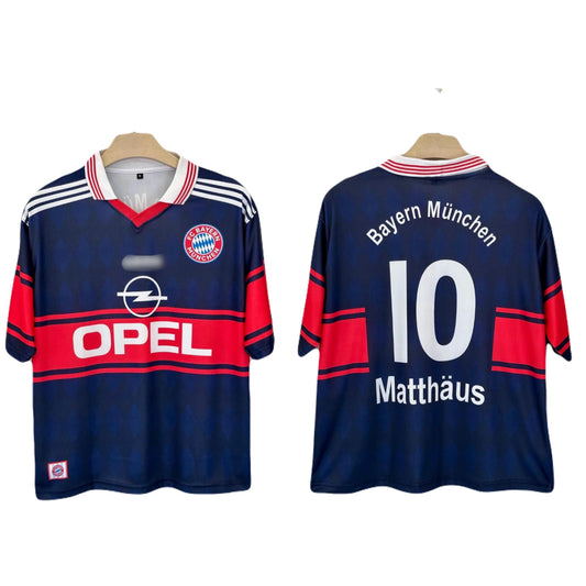 Bayern Munich 1997-98 Home kit Matthaus Five sleeve - Ms Retro Store