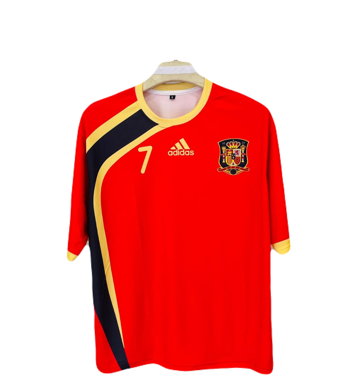 Spain 2009 home jersey david villa - ms retro store