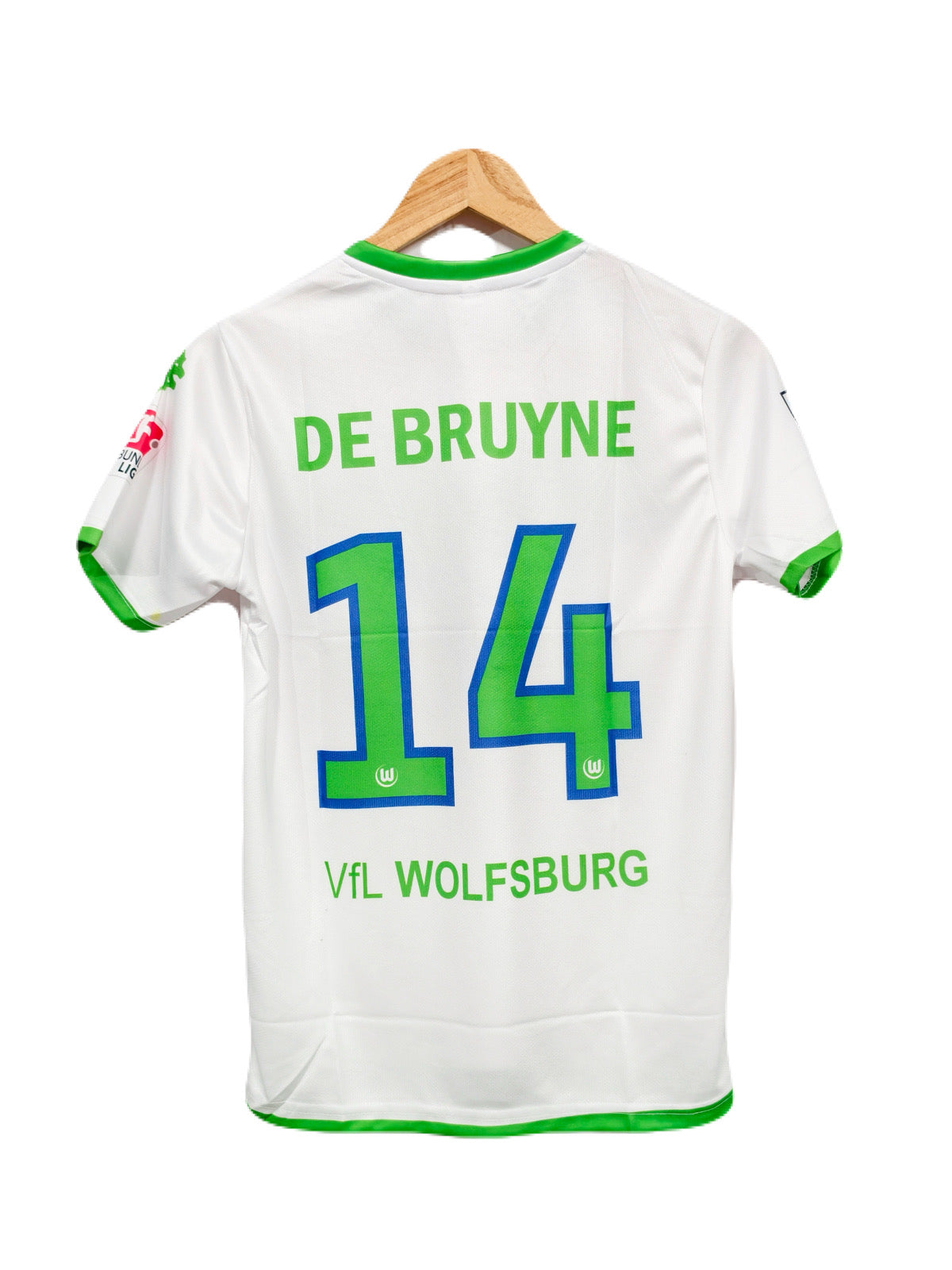 2015-16 Wolfsburg Kappa HomeKit De Bruyne Half sleeve - P75 - Ms Retro Store